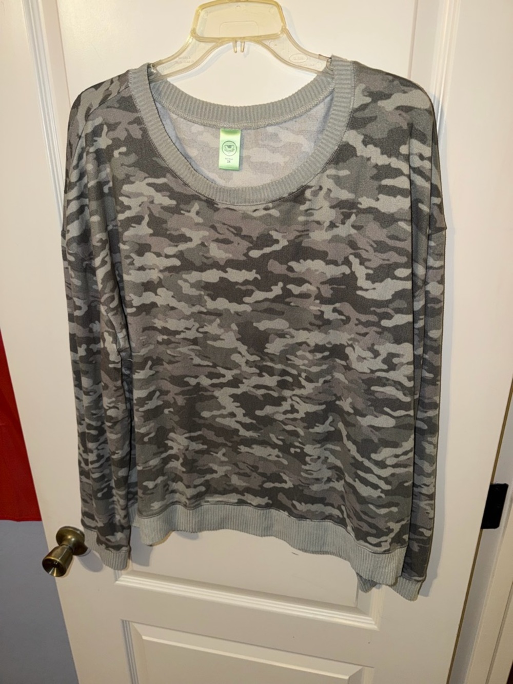 Vineyard Vines Gray Camo Crewneck